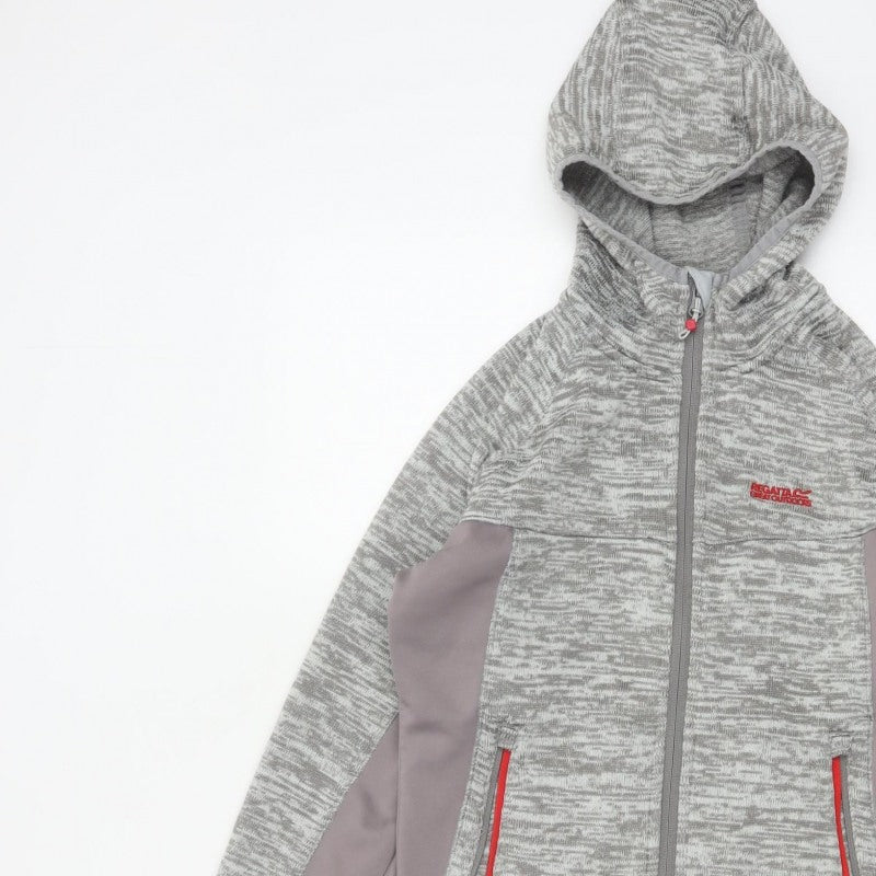 Regatta Women’s Grey UK 10 Full Zip Hooded Fleece Hoodie Outdoor