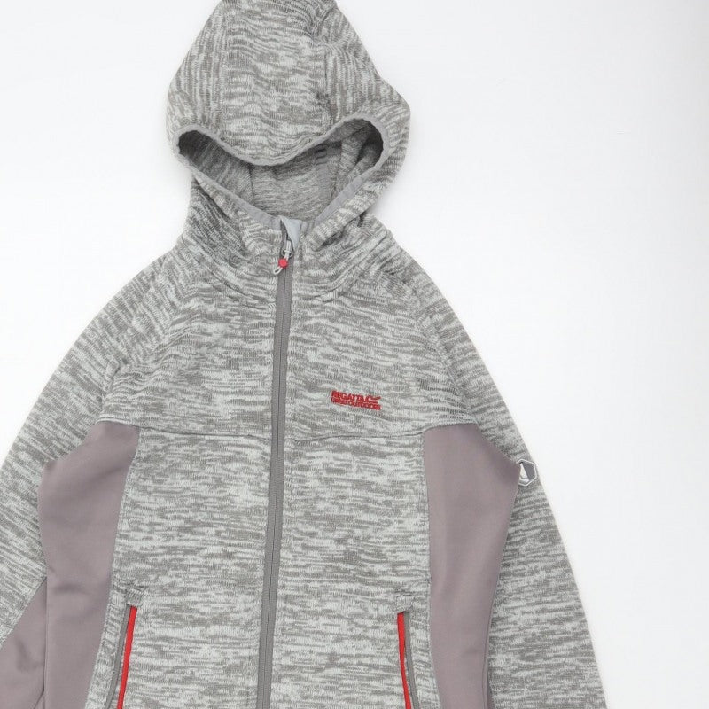 Regatta Women’s Grey UK 10 Full Zip Hooded Fleece Hoodie Outdoor