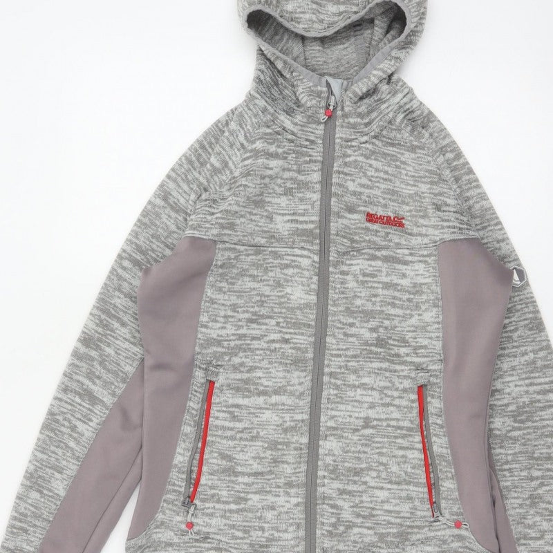 Regatta Women’s Grey UK 10 Full Zip Hooded Fleece Hoodie Outdoor
