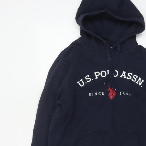 U.S. Polo Assn. Men’s Navy Blue M Pullover Logo Hoodie