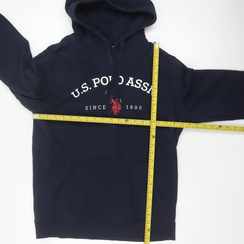 U.S. Polo Assn. Men’s Navy Blue M Pullover Logo Hoodie