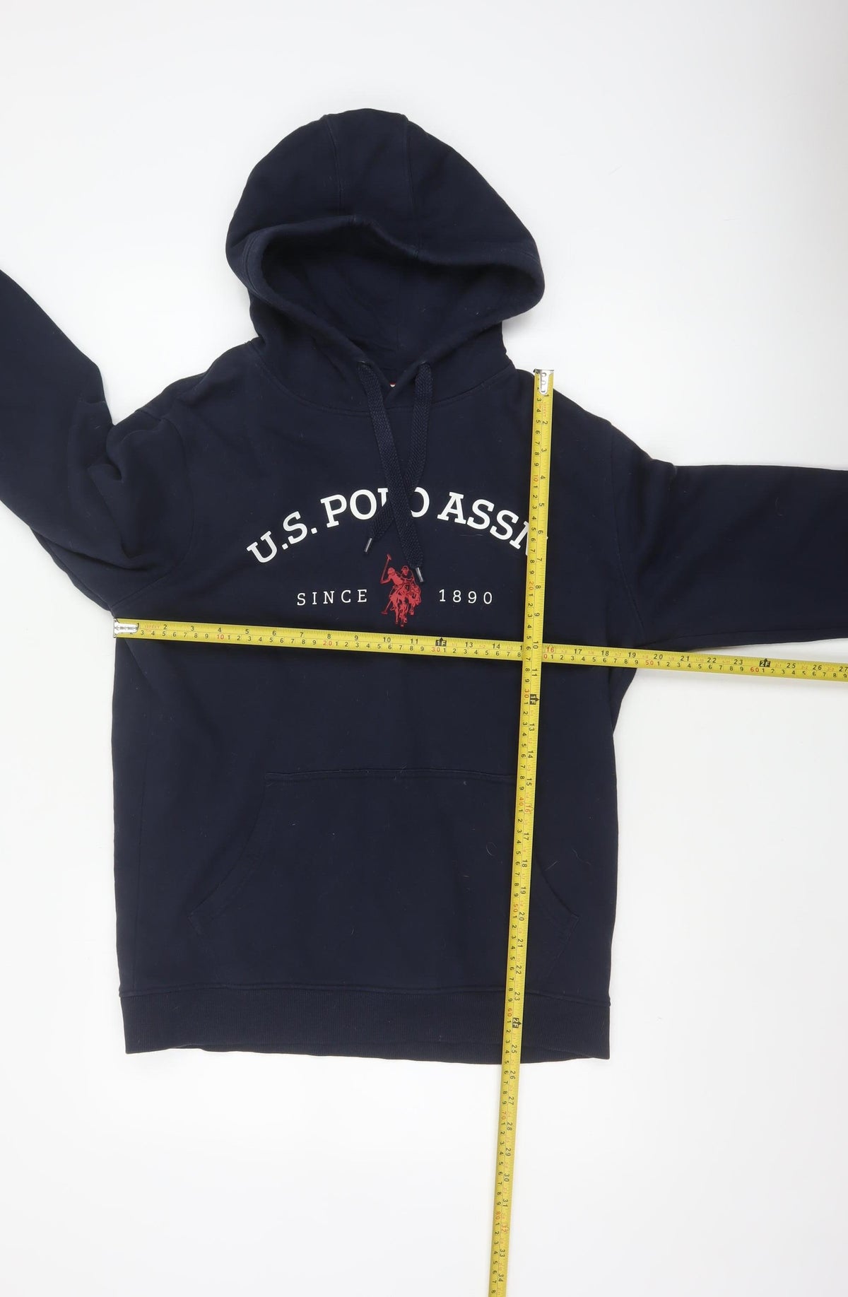 U.S. Polo Assn. Men’s Navy Blue M Pullover Logo Hoodie