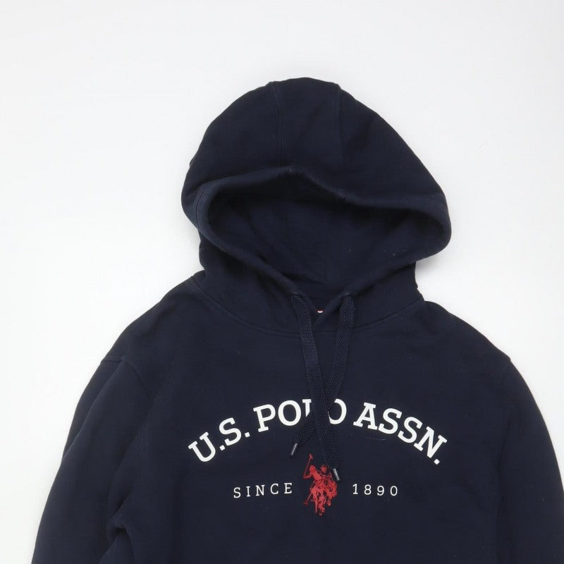 U.S. Polo Assn. Men’s Navy Blue M Pullover Logo Hoodie