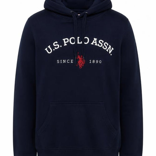 U.S. Polo Assn. Men’s Navy Blue M Pullover Logo Hoodie