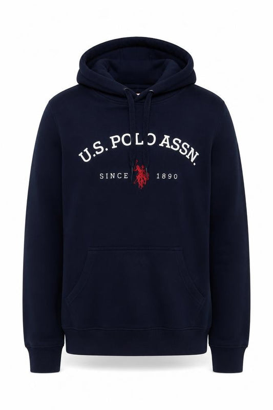 U.S. Polo Assn. Men’s Navy Blue M Pullover Logo Hoodie