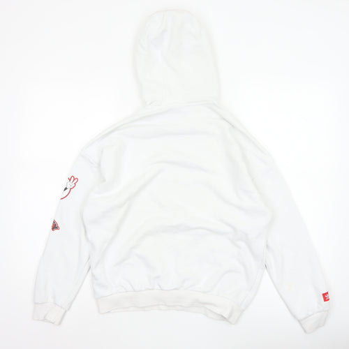 Adidas Disney Boys White 11-12 Years Mickey Mouse Pullover Hoodie