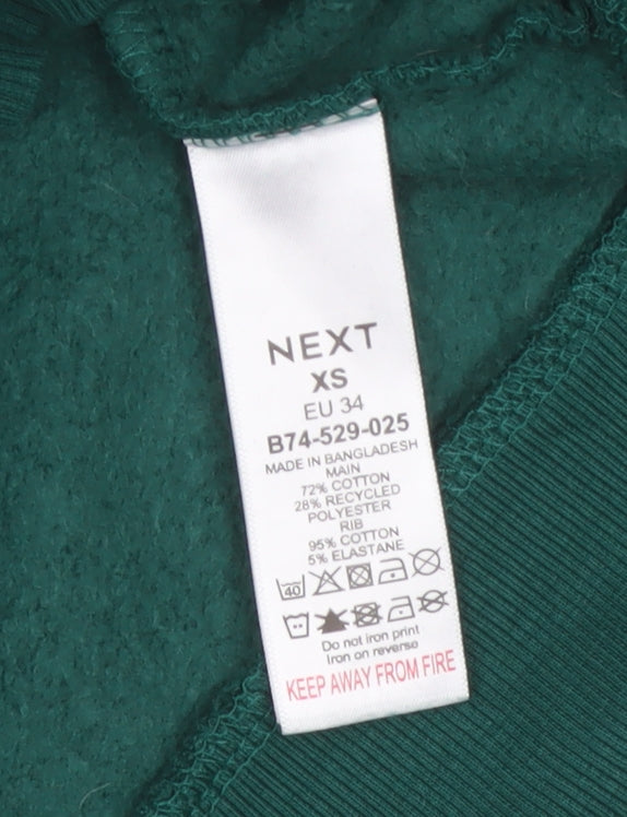 Additional view of Wicked Women’s Green XS Pullover Sweatshirt 02 Graphic Crew Neck