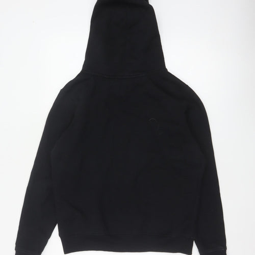 Tommy Jeans Men's Black M Pullover Logo Graphic Hoodie Pockets