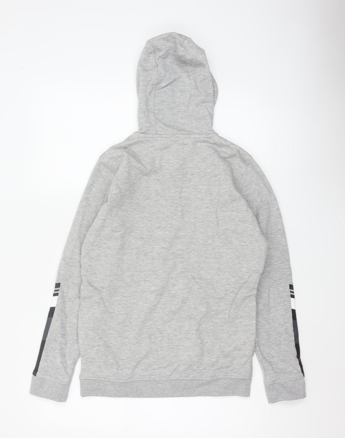 Ben Sherman Boys Grey 12-13 Years Hooded 1/4 Zip Sweatshirt