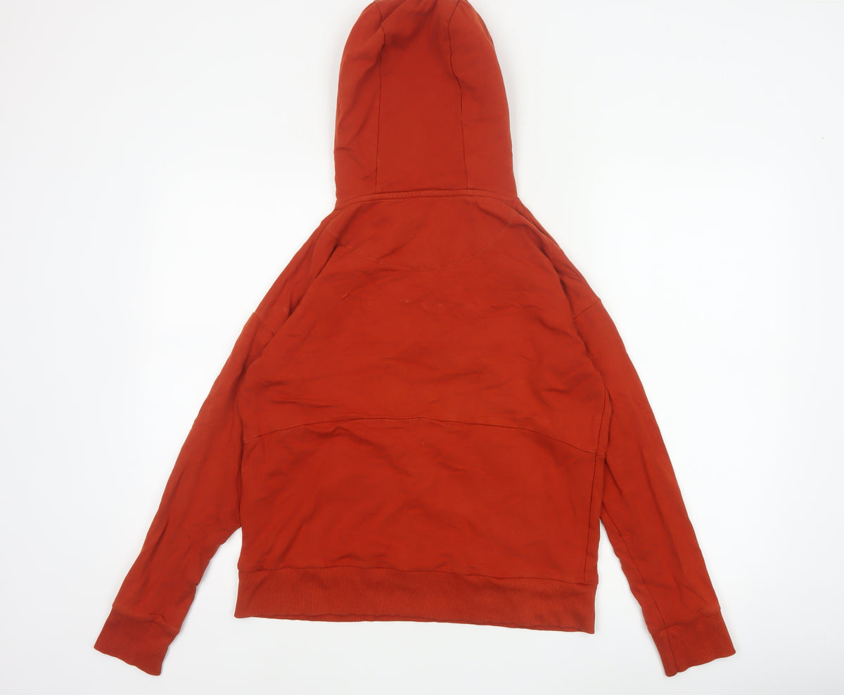 BAM Bamboo Clothing Women’s Red S Half Zip Hooded Pullover Hoodie