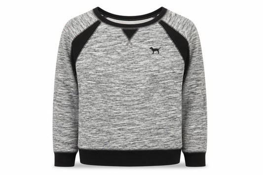 PINK Victoria's Secret Women Grey S Raglan Jersey Sweatshirt Top