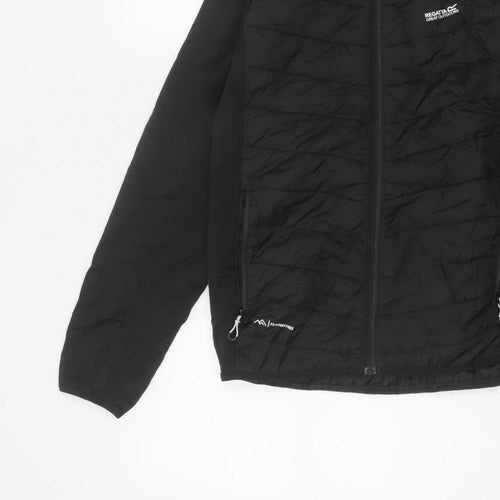 Regatta Men's Black S Hooded Quilted Hybrid Puffer Jacket