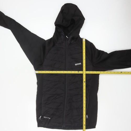 Regatta Men's Black S Hooded Quilted Hybrid Puffer Jacket