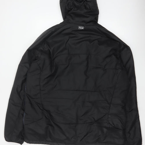 Adidas Men's Black S Hooded Puffer Ski Jacket Full Zip