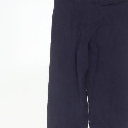 M&S Collection Women’s Blue Size 8 Cotton Stretch Jersey Leggings