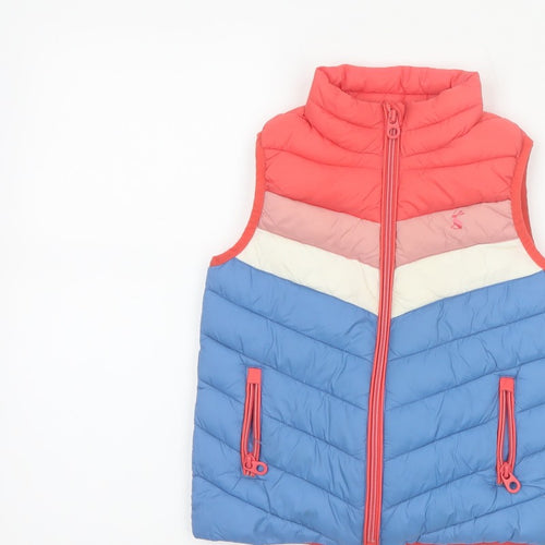 Joules Girls Multicoloured 5 Years Quilted Padded Showerproof Gilet