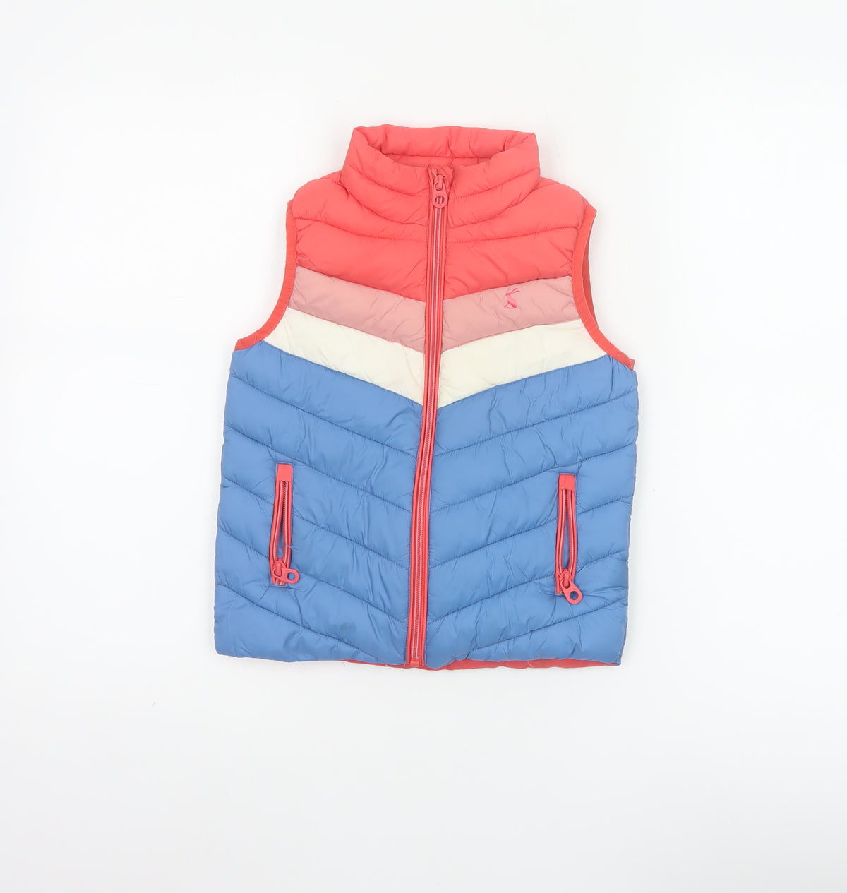 Joules Girls Multicoloured 5 Years Quilted Padded Showerproof Gilet