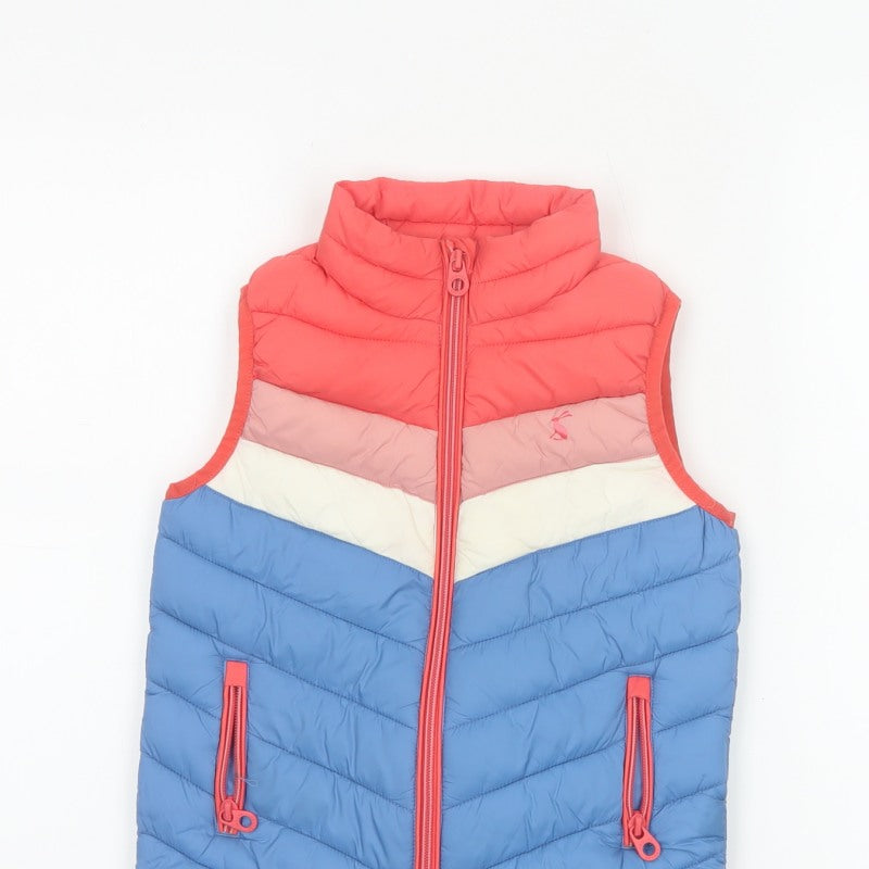 Joules Girls Multicoloured 5 Years Quilted Padded Showerproof Gilet