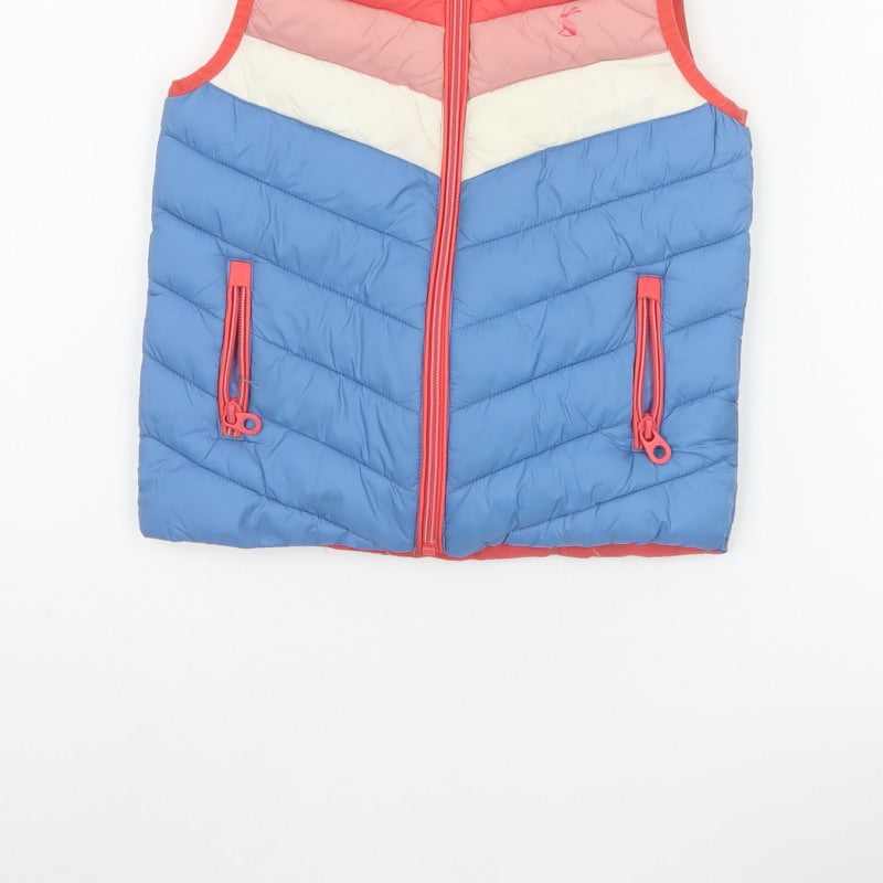 Joules Girls Multicoloured 5 Years Quilted Padded Showerproof Gilet