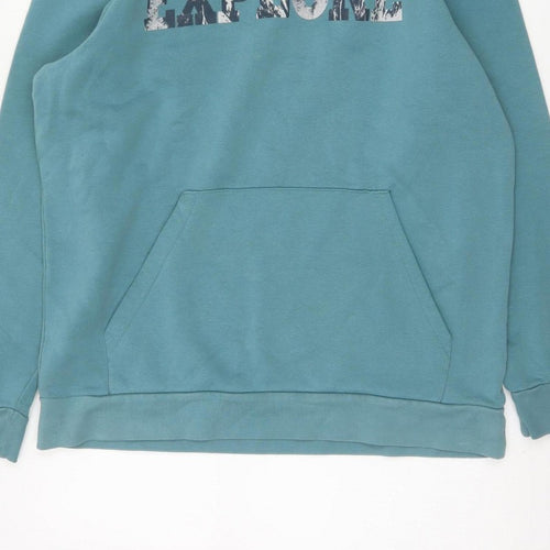 Mountain Warehouse Men’s Blue M Pullover Hoodie Explore Graphic