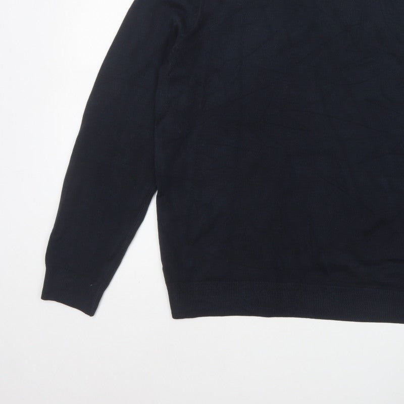 Additional view of Marks and Spencer Men Blue L Cashmilon Crew Neck jumper