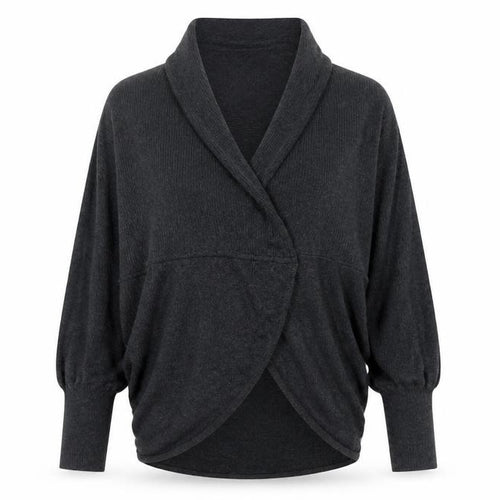 Autograph Women’s Grey UK 14 Wrap Cardigan Cashmere Blend Knit