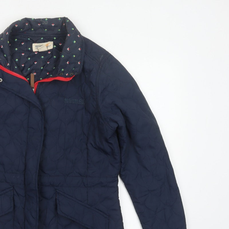Regatta Women’s Navy UK 14 Quilted Padded Mid-Length Jacket