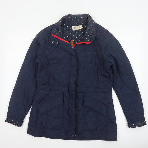 Regatta Women’s Navy UK 14 Quilted Padded Mid-Length Jacket