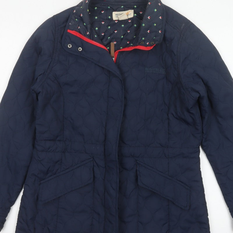 Regatta Women’s Navy UK 14 Quilted Padded Mid-Length Jacket