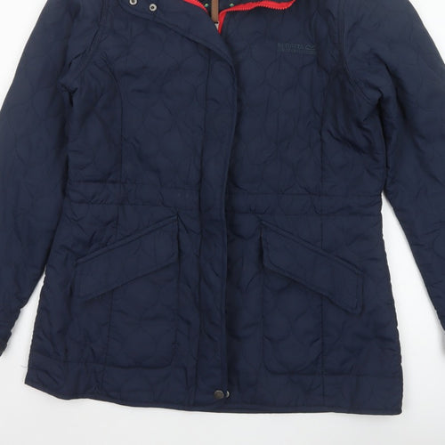 Regatta Women’s Navy UK 14 Quilted Padded Mid-Length Jacket