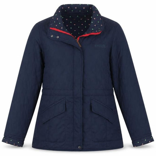 Regatta Women’s Navy UK 14 Quilted Padded Mid-Length Jacket