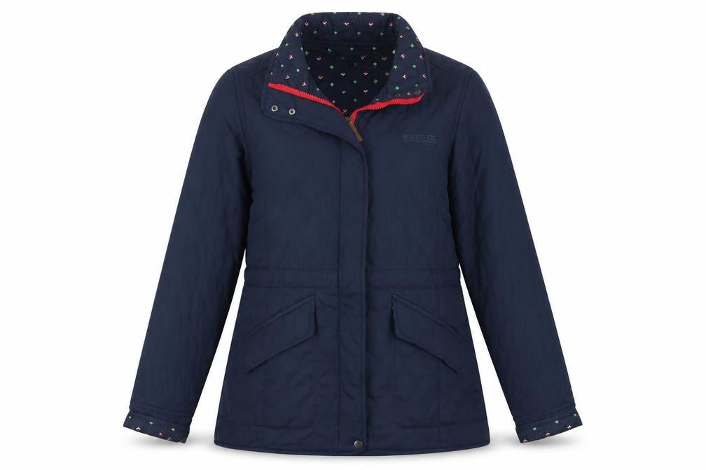 Regatta Women’s Navy UK 14 Quilted Padded Mid-Length Jacket
