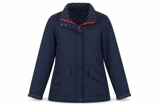 Regatta Women’s Navy UK 14 Quilted Padded Mid-Length Jacket
