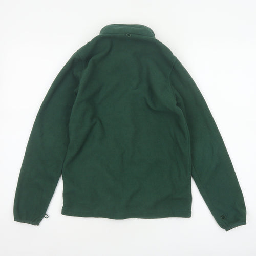 Mountain Warehouse Boys Green 11-12 Years Fleece Full Zip Jacket