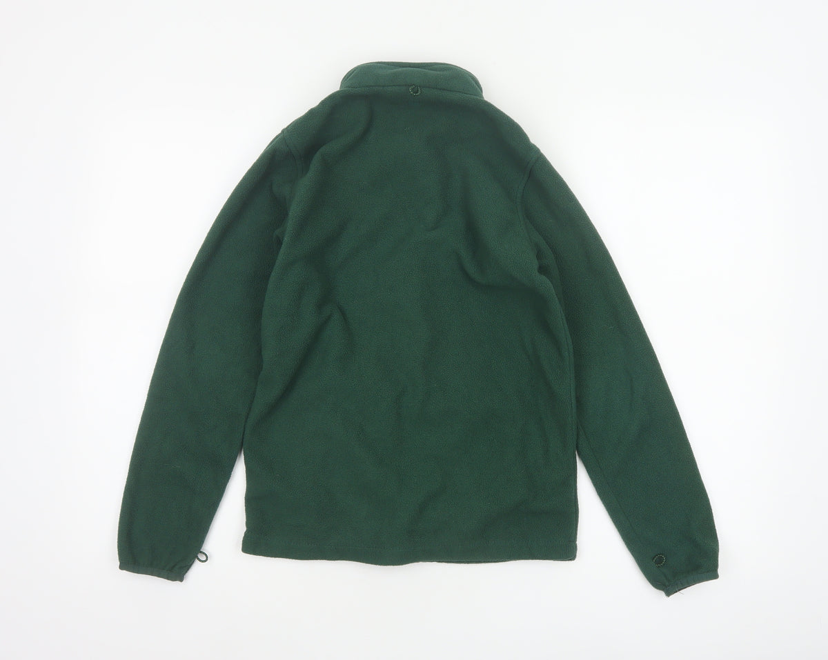 Mountain Warehouse Boys Green 11-12 Years Fleece Full Zip Jacket