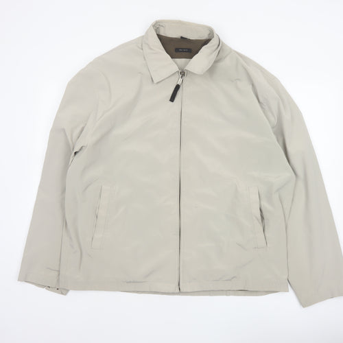 Claiborne Men’s Beige XL Full Zip Lined Basic Jacket
