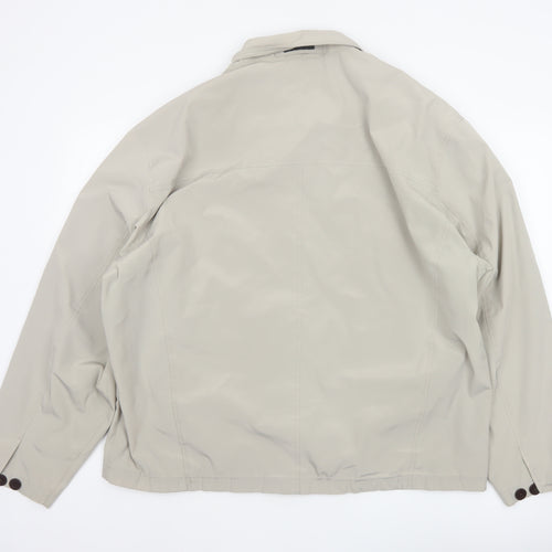Claiborne Men’s Beige XL Full Zip Lined Basic Jacket