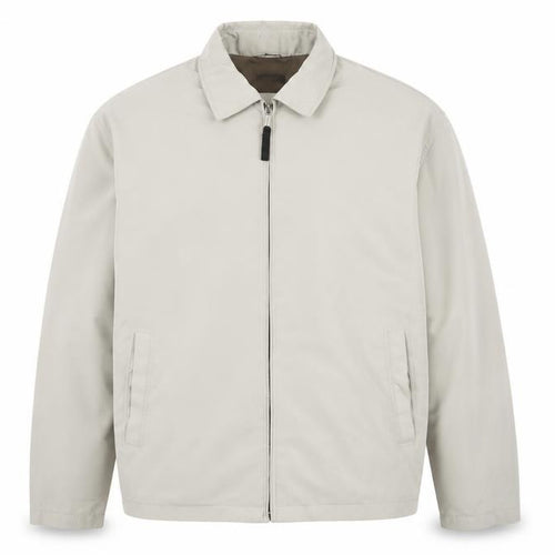Claiborne Men’s Beige XL Full Zip Lined Basic Jacket