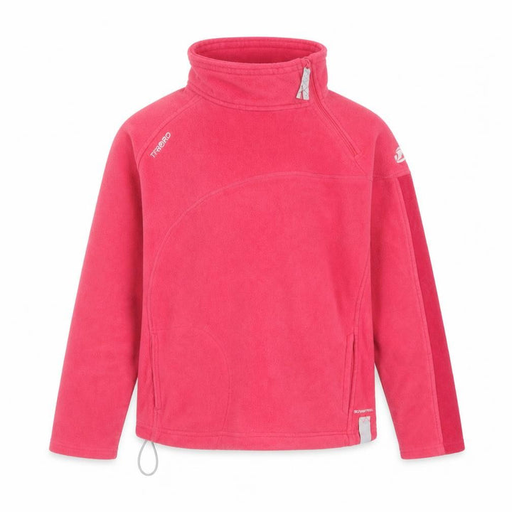 Tribord Girls Pink 14 Years Pullover 1/4 Zip Fleece Sweatshirt