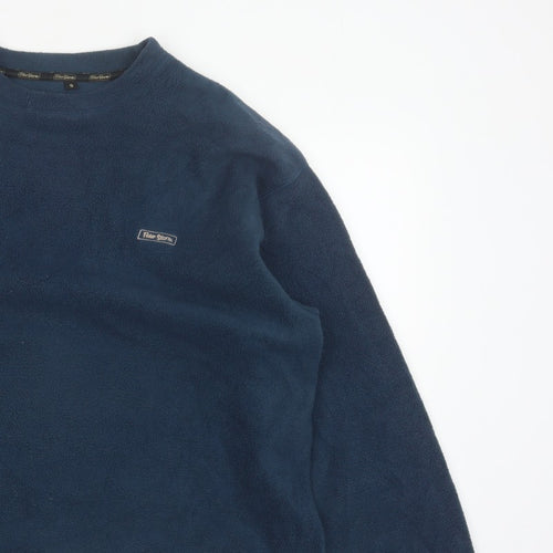 Peter Storm Men’s Blue S Fleece Pullover Crew Neck Outdoor Sweatshirt