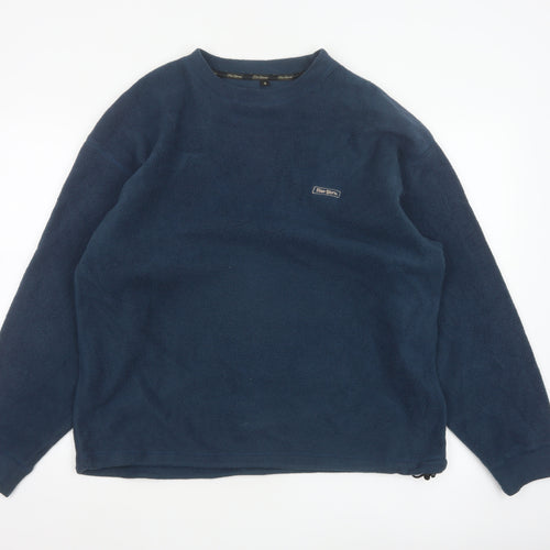 Peter Storm Men’s Blue S Fleece Pullover Crew Neck Outdoor Sweatshirt