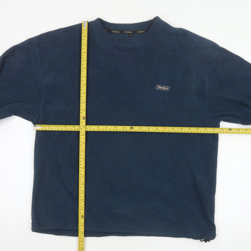 Peter Storm Men’s Blue S Fleece Pullover Crew Neck Outdoor Sweatshirt
