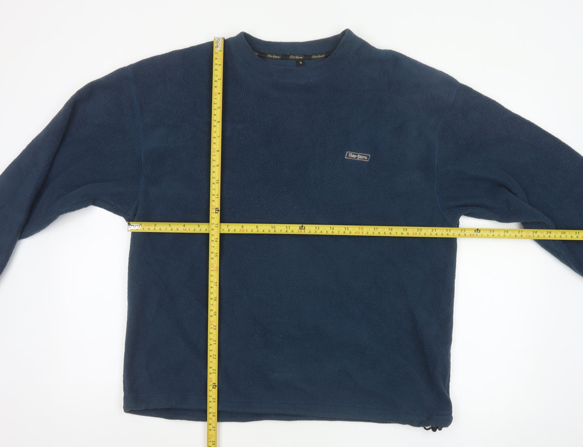 Peter Storm Men’s Blue S Fleece Pullover Crew Neck Outdoor Sweatshirt