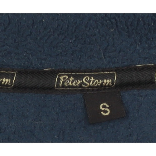 Peter Storm Men’s Blue S Fleece Pullover Crew Neck Outdoor Sweatshirt