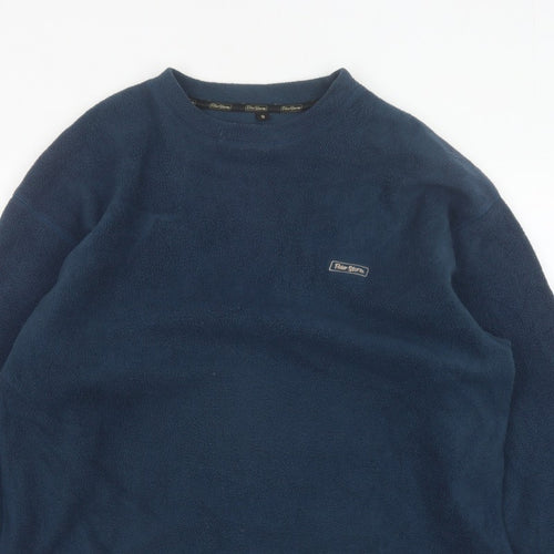 Peter Storm Men’s Blue S Fleece Pullover Crew Neck Outdoor Sweatshirt