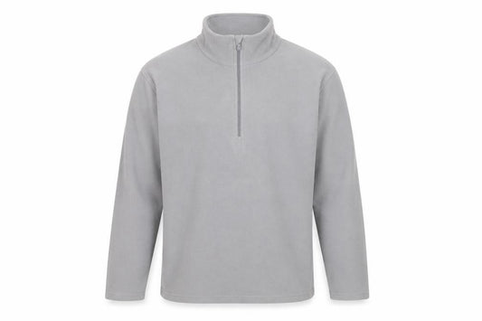 Mountain Warehouse Men Grey L Pullover 1/2 Zip Fleece Sweatshirt