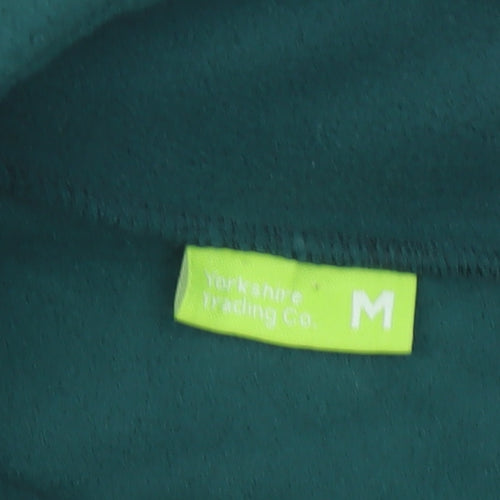 Yorkshire Racing Co Womens Green M Fleece Waistcoat Full Zip Pockets