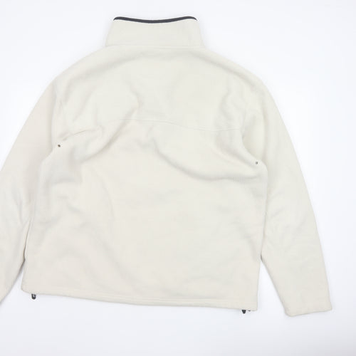SE Active Men's Ivory XL Pullover 1/4 Zip Fleece Sweatshirt