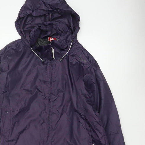 TOG24 Women’s Purple Size 20 Hooded Windbreaker Rain Jacket
