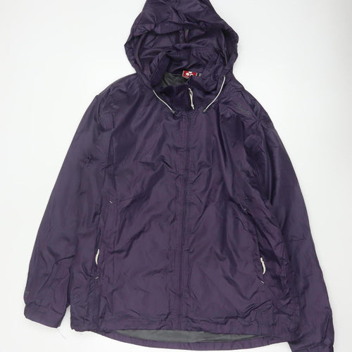 TOG24 Women’s Purple Size 20 Hooded Windbreaker Rain Jacket